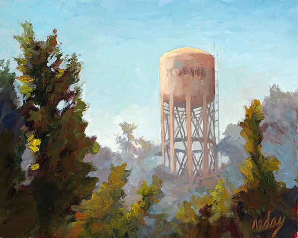 Water Tower From Orange Grove